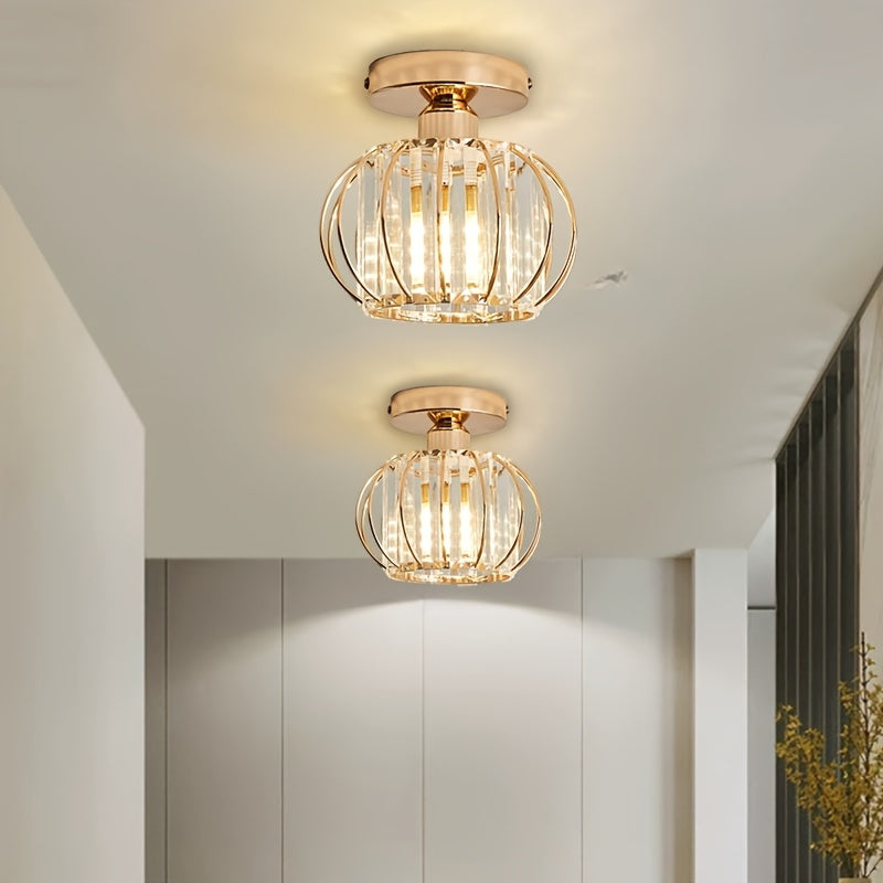 CrystalGlow Luxury Crystal Hallway Lamp, | Lighting | metal | Premium Lighting Solution
