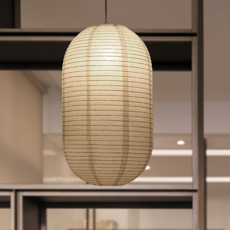 Paper Hanging Lamp Traditional White | Lighting | LED | fabric | 110V-120V | Premium Lighting Solution