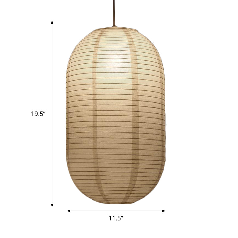 Paper Hanging Lamp Traditional White | Lighting | LED | fabric | 110V-120V | Premium Lighting Solution