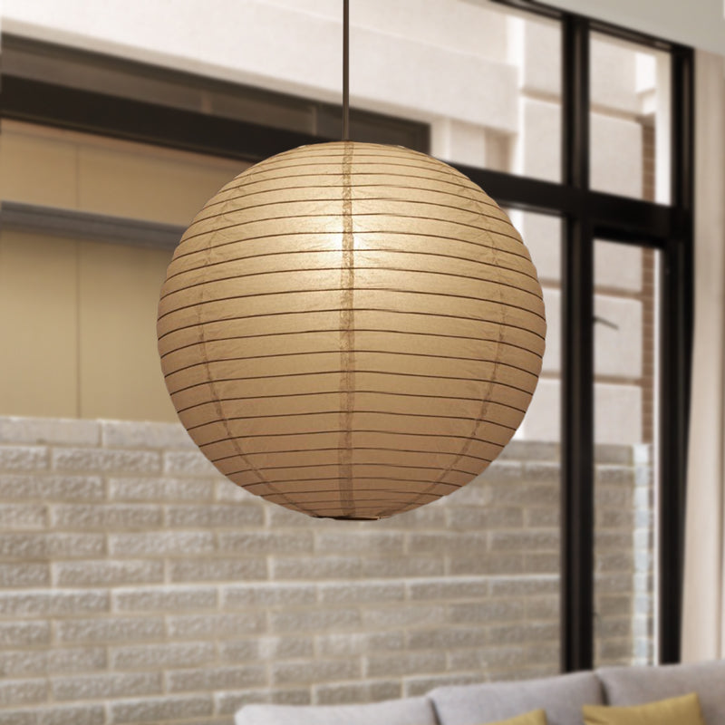 Paper Hanging Lamp Traditional White | Lighting | LED | fabric | 110V-120V | Premium Lighting Solution