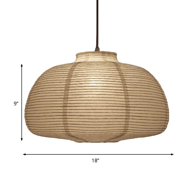 Paper Hanging Lamp Traditional White | Lighting | LED | fabric | 110V-120V | Premium Lighting Solution