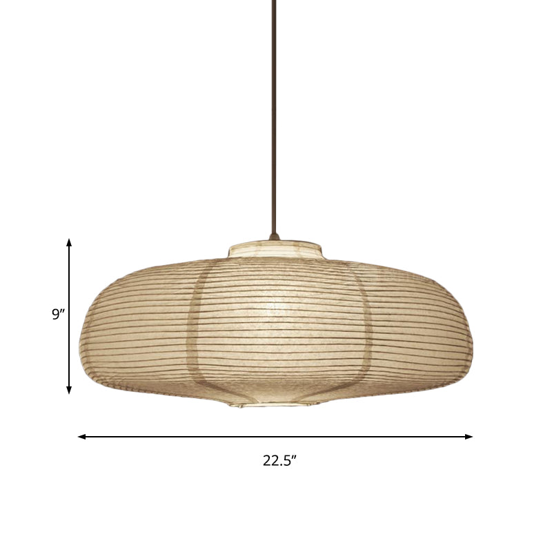 Paper Hanging Lamp Traditional White | Lighting | LED | fabric | 110V-120V | Premium Lighting Solution