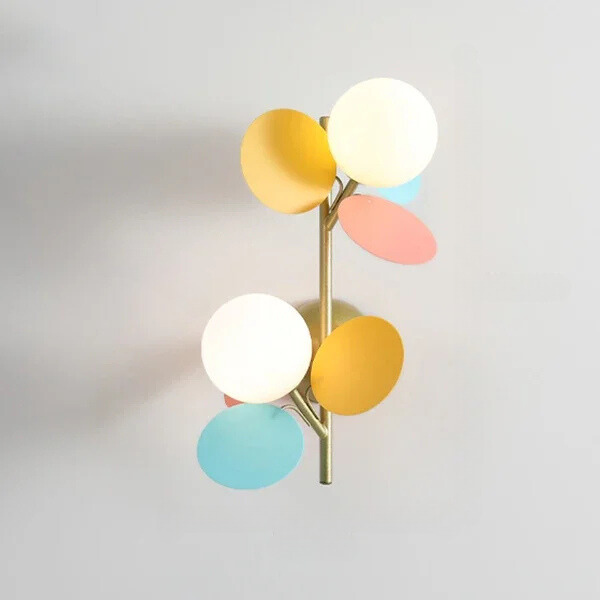 MacronLicht Colorful Acrylic Sconce | Wall Lamp | iron | 260V - 96V | Elegant Wall Illumination