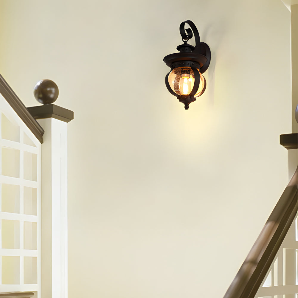 Light Outdoor Wall Lantern | Lighting | Warm White | glass/iron | 6W | 110V | Premium Lighting Solution