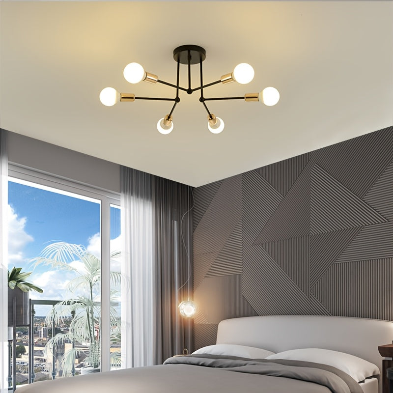 RetroLicht Industrial 6-head Ceiling Lamp | Lighting | metal | Premium Lighting Solution