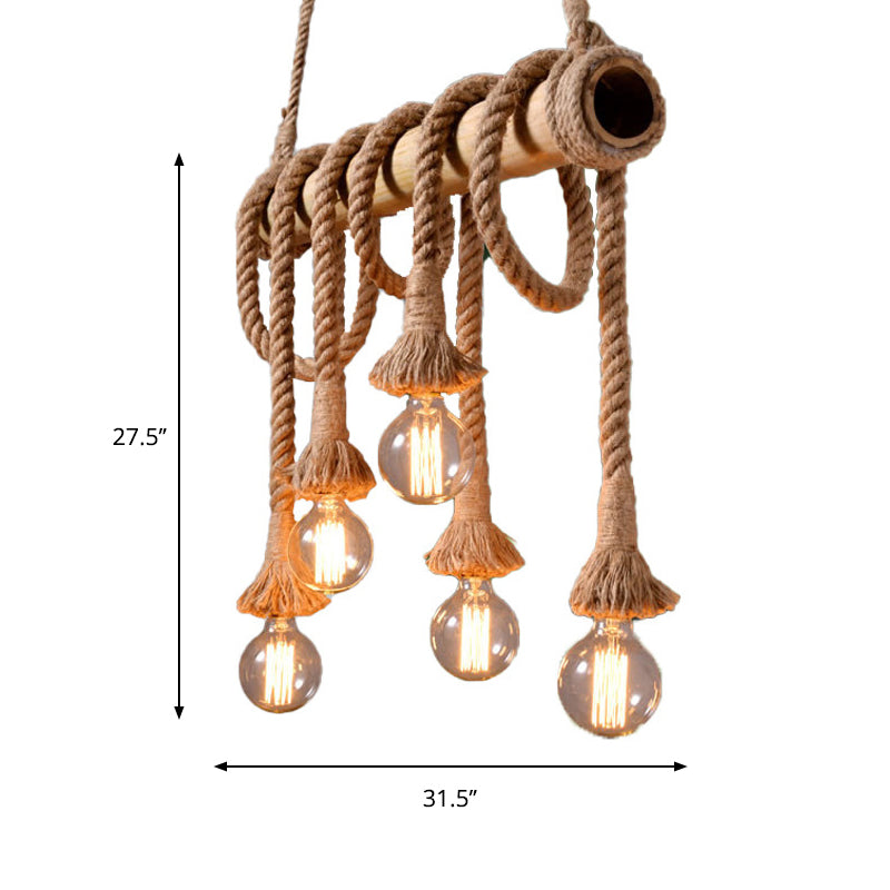 IndustrialBamboo Adjustable Ceiling Lamp | Lighting | LED | bamboo | Premium Lighting Solution