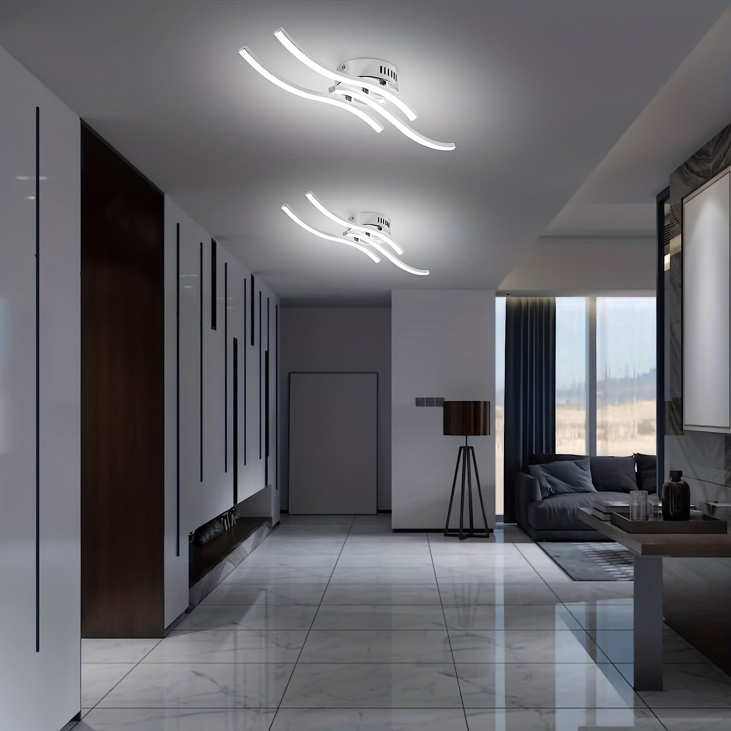 LumaCurve Dimmable Ceiling Lamp | Lighting | LED | aluminum | Premium Lighting Solution