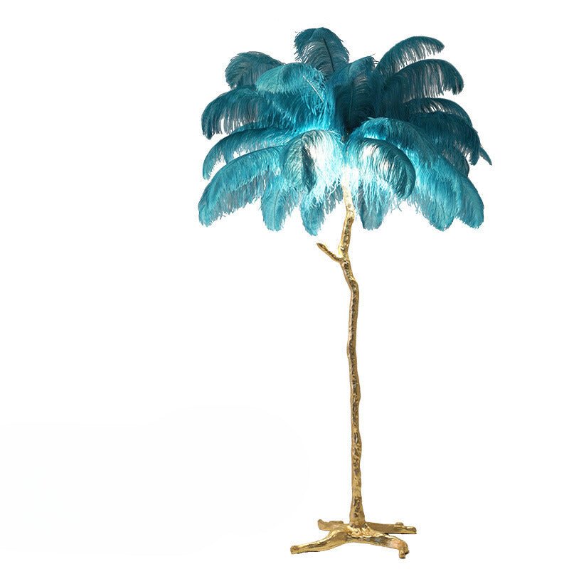 Nordic Ostrich Feather Floor Lamp | Floor Lamp | LED | resin | 260v | Stylish Floor Lighting