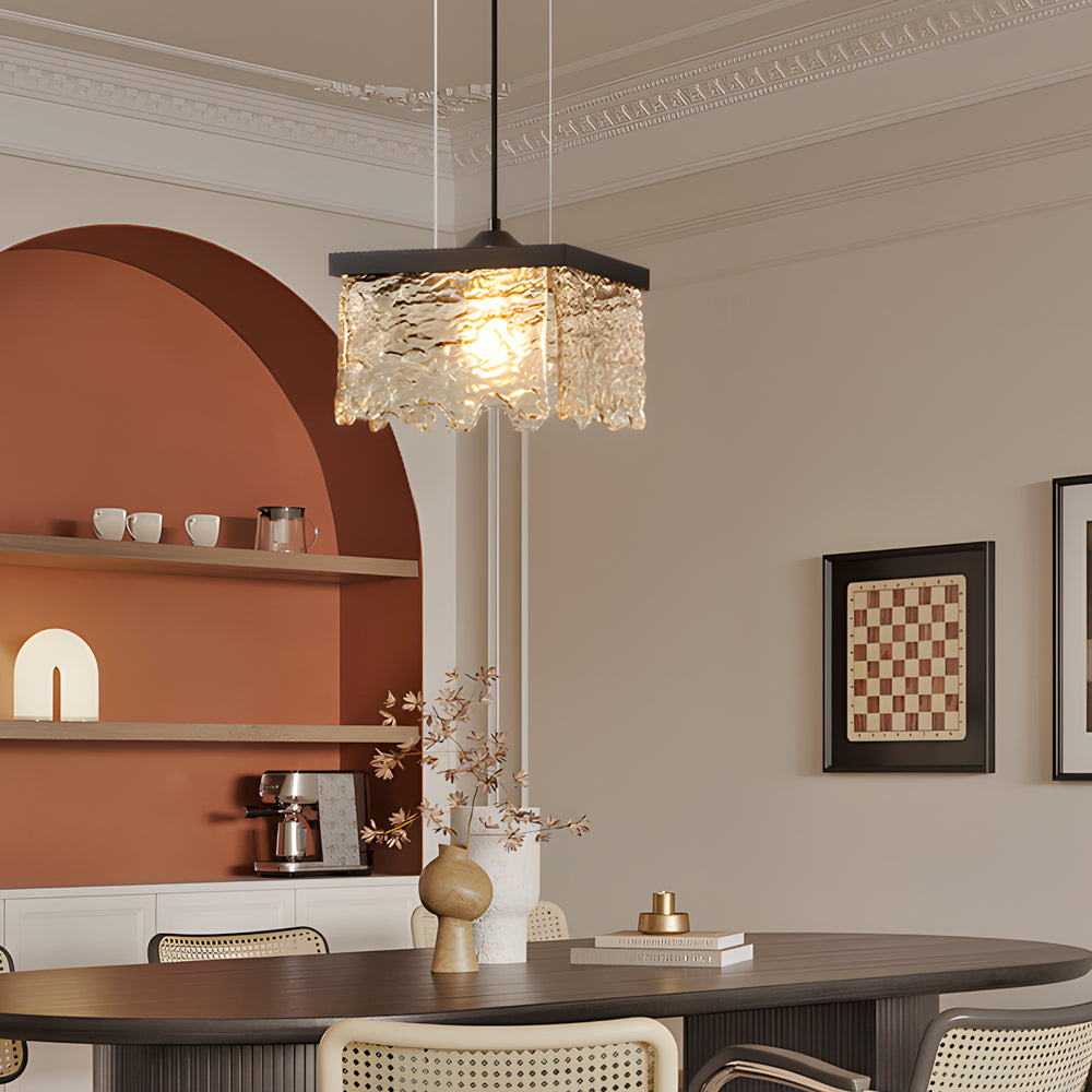 Light Glass 3-Step Dimmable Chandelier | Ceiling Light | glass | 110V | Modern Ceiling Lighting