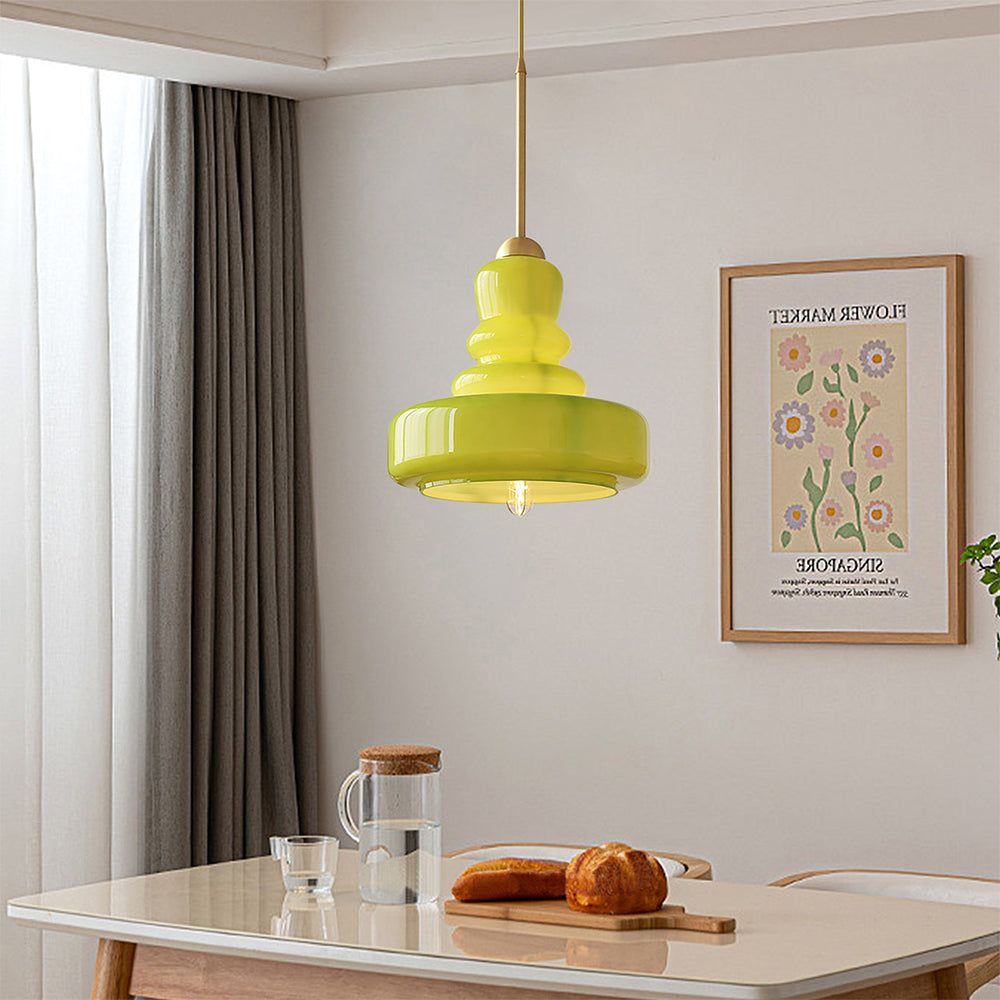 Colorful Bauhaus Gourd Hanging Lamp | Lighting | LED | brass/glass | 110V-120V | Premium Lighting Solution