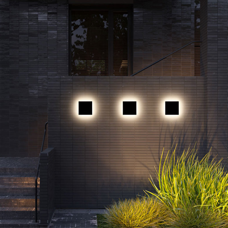 LunaGlow Minimalist Wall Lamps Black | Wall Lamp | Led | metal | Elegant Wall Illumination