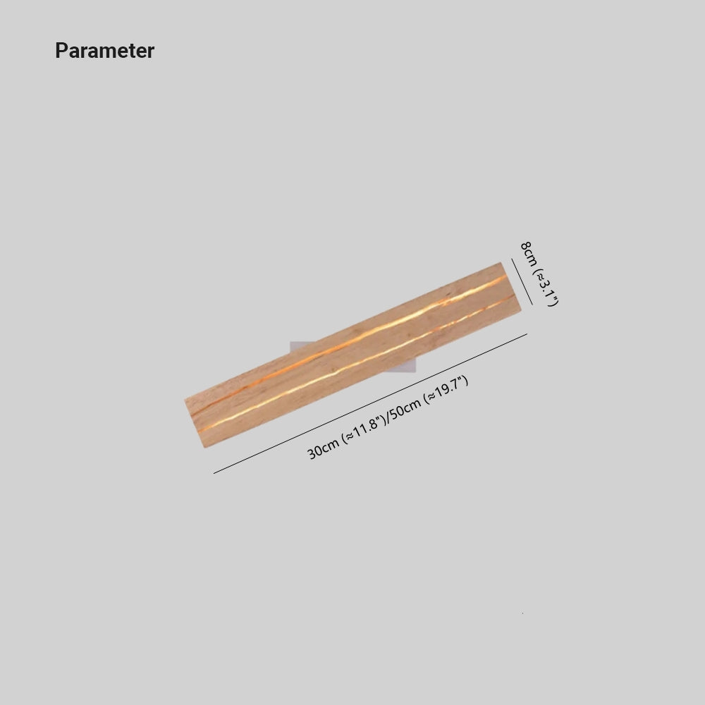 Minimalist Wall Lamp Dining Room/Bedroom | Wall Lamp | Led | wood | 110V - 240V | Elegant Wall Illumination