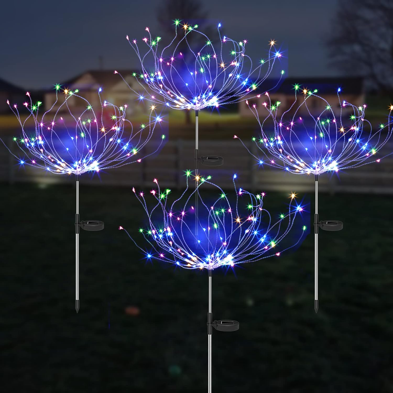 Pieces Outdoor Solar Garden Fireworks | Lighting | LED | Premium Lighting Solution