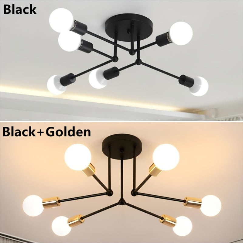 RetroLicht Industrial 6-head Ceiling Lamp | Lighting | metal | Premium Lighting Solution