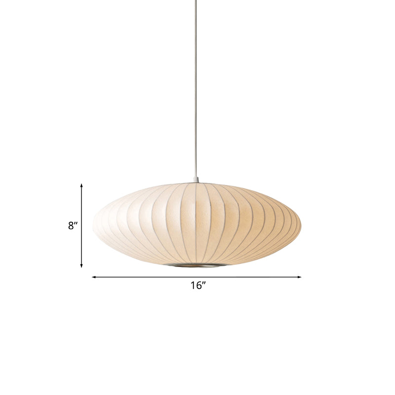 Modern White Hanging Lamp | Lighting | LED | fabric | 110V-120V | Premium Lighting Solution