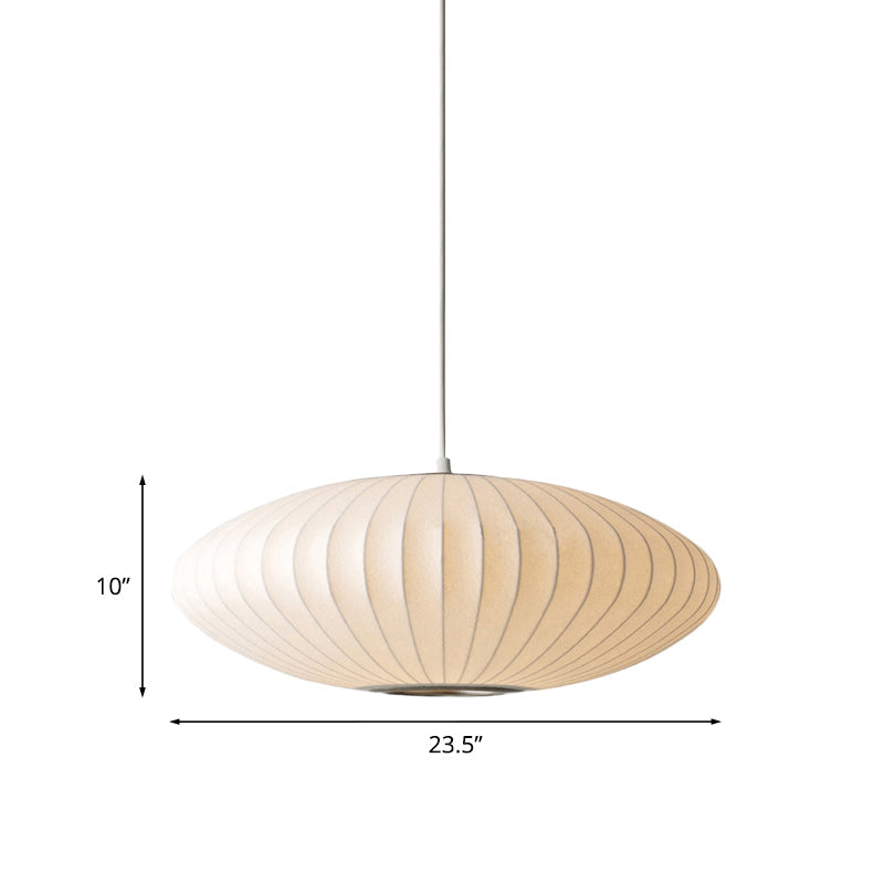 Modern White Hanging Lamp | Lighting | LED | fabric | 110V-120V | Premium Lighting Solution