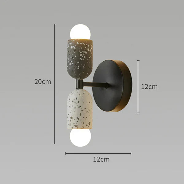 Double Head Creative Wall Lamp | Wall Lamp | glass | 110V - 120V | Elegant Wall Illumination