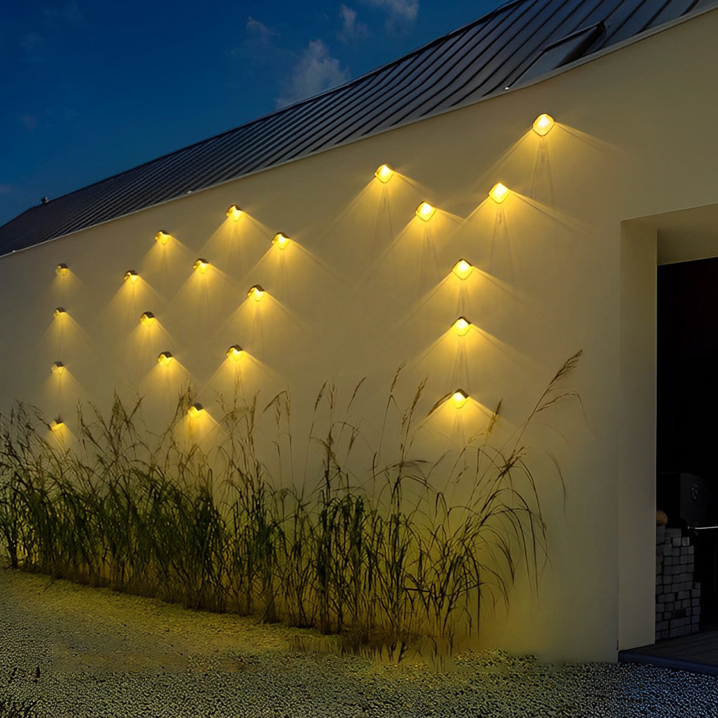 Waterproof Multicolor Modern Solar Wall | Lighting | Led | Warm White | 6W | 2V | Premium Lighting Solution
