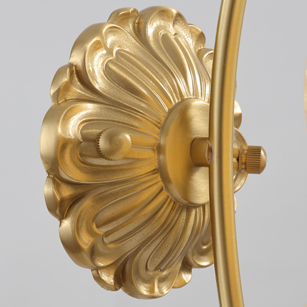 Elegant Copper Glass Wall Lamp | Wall Lamp | Copper/Resin | 110V-120V | Elegant Wall Illumination