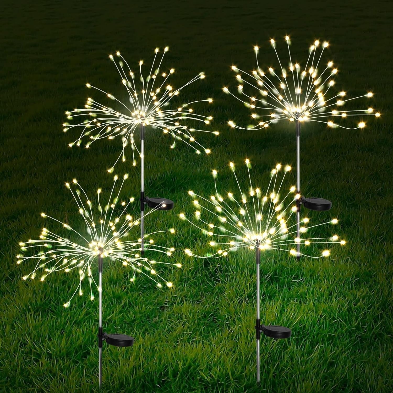 Pieces Outdoor Solar Garden Fireworks | Lighting | LED | Premium Lighting Solution