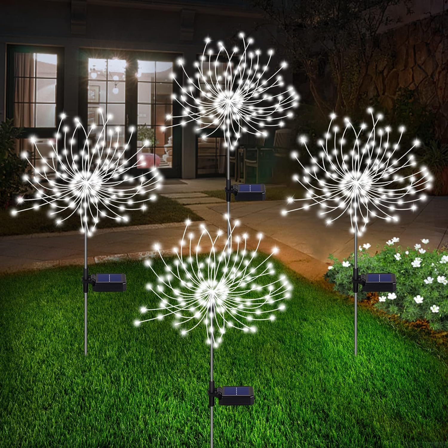Pieces Outdoor Solar Garden Fireworks | Lighting | LED | Premium Lighting Solution