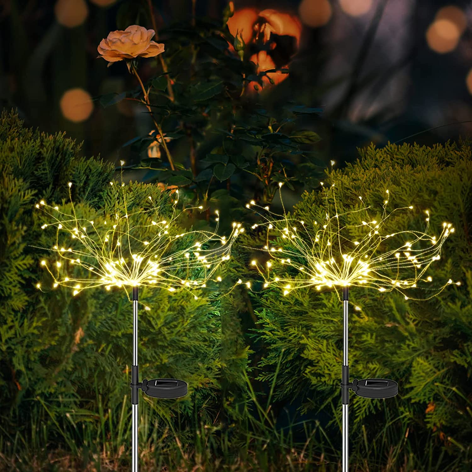Pieces Outdoor Solar Garden Fireworks | Lighting | LED | Premium Lighting Solution