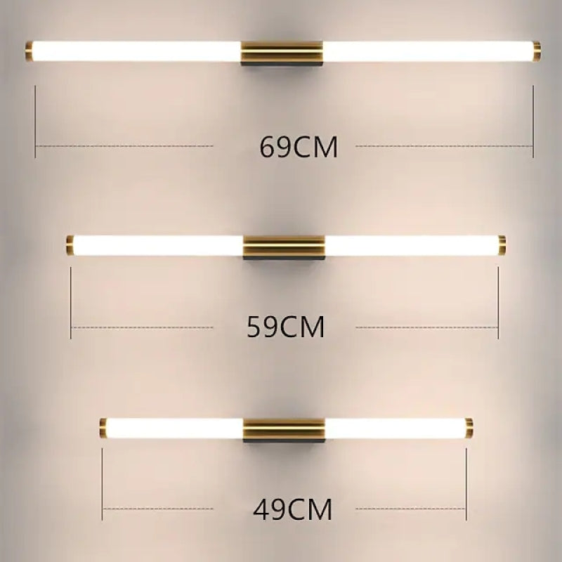 Leigh Simple Modern Linear Wall | Wall Lamp | Led | steel | 12W | 110V - 240V | Elegant Wall Illumination