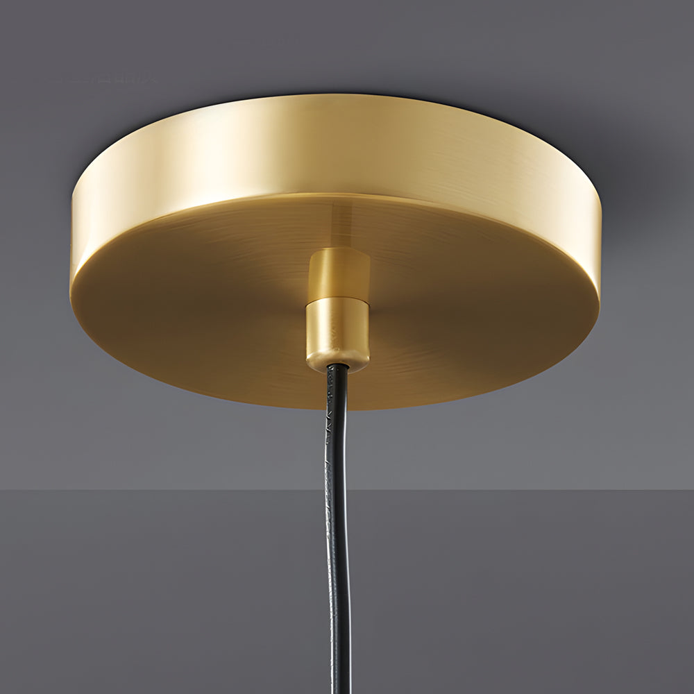Light Mid-Century Brass Hanging Lamp | Lighting | LED | Warm White | brass/copper/glass | 110V | Premium Lighting Solution