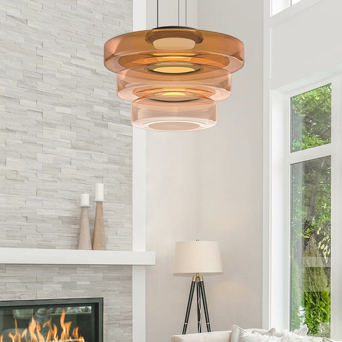 LumiCraft Glass pendant lamp Bauhaus | Lighting | LED | warm white | glass/metal | Premium Lighting Solution