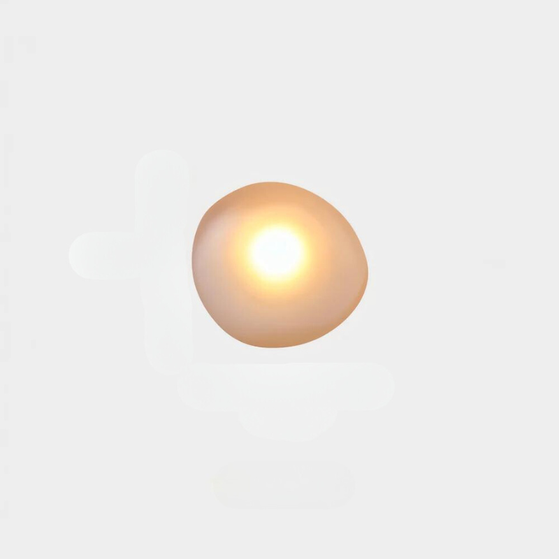 PebbleHue Wall Lamp Glass Wall | Wall Lamp | Led | glass/metal | 5W | 85V - 260V - 90V - 260V | Elegant Wall Illumination