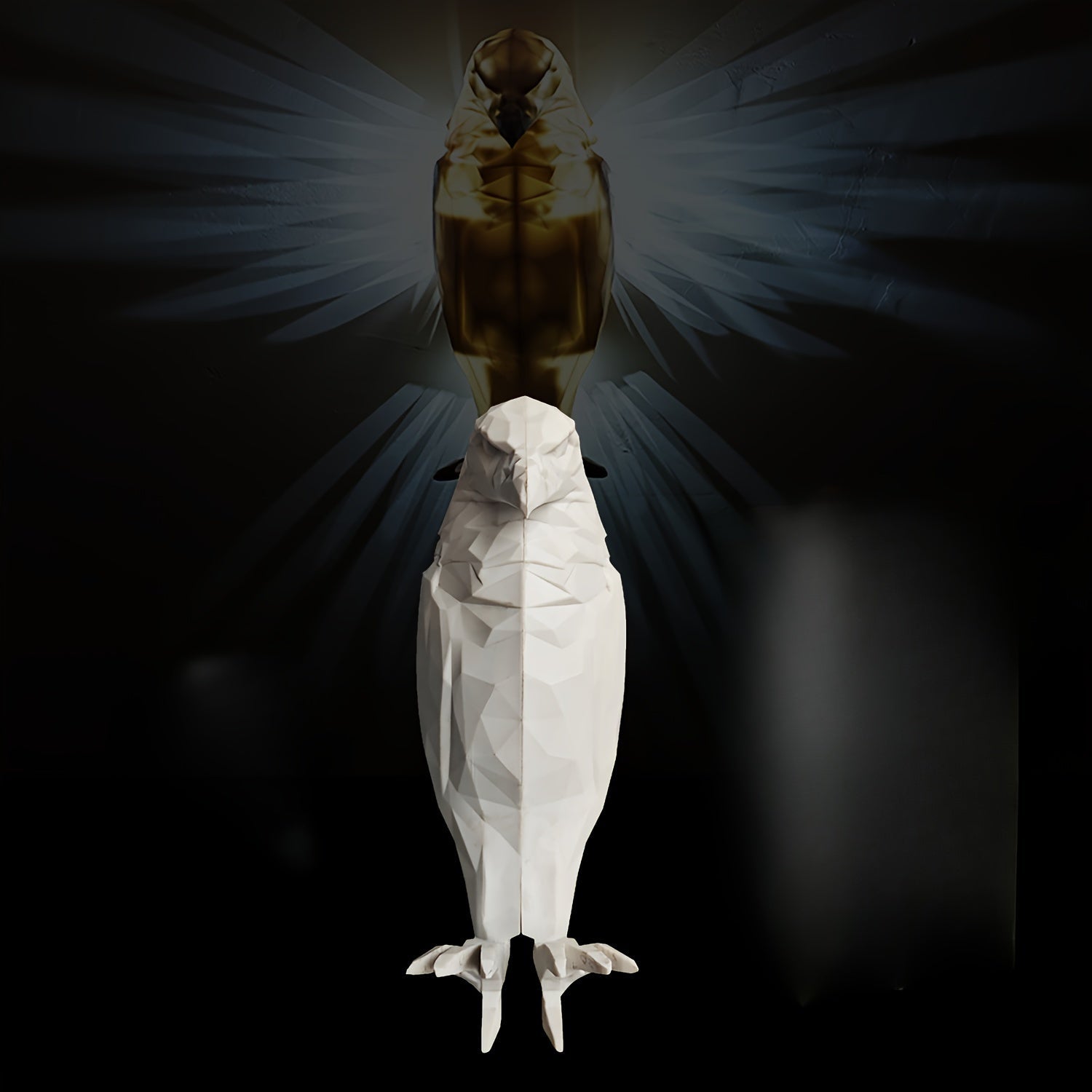 OwlGlow Geometric Wall Decoration Seasonal | Lighting | Led | plastic | Premium Lighting Solution