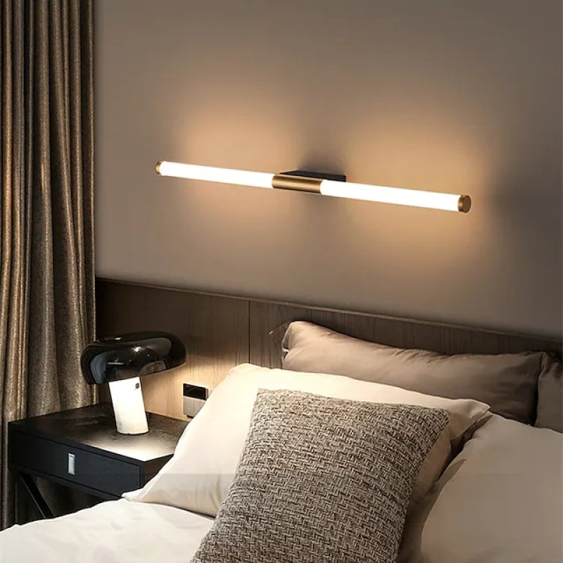 Leigh Simple Modern Linear Wall | Wall Lamp | Led | steel | 12W | 110V - 240V | Elegant Wall Illumination