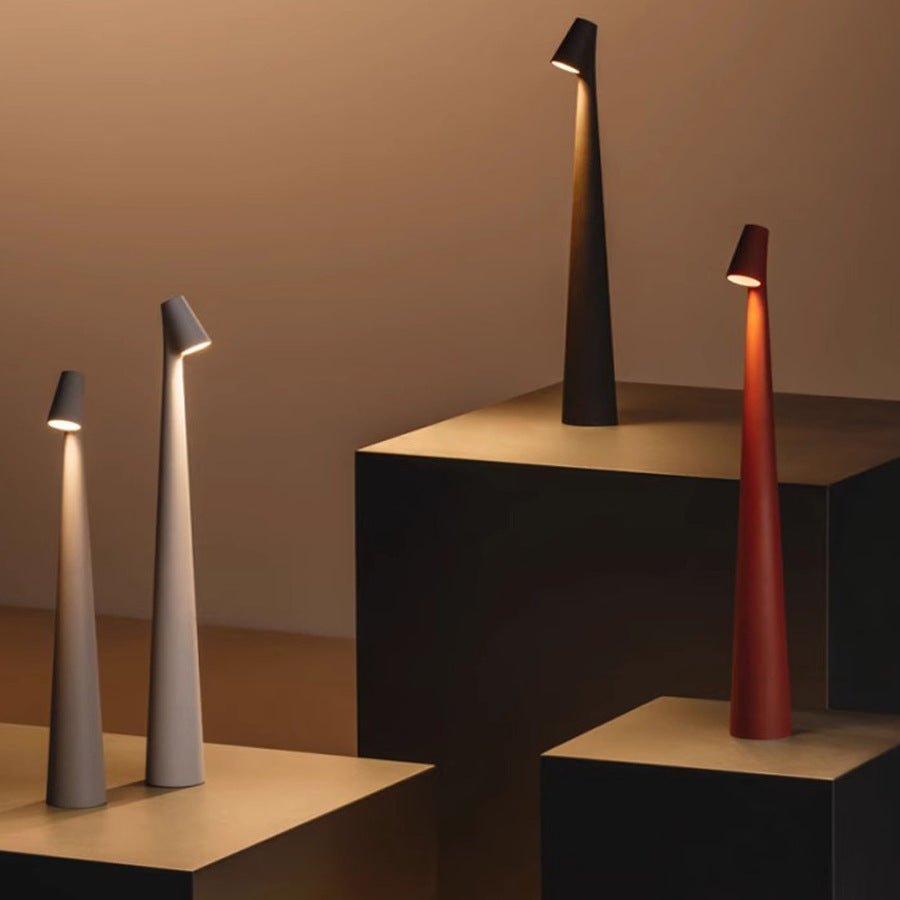 Nordika™ Minimalist Wireless Table Lamp | Table Lamp | LED | wood/ABS | Sleek Table Accent