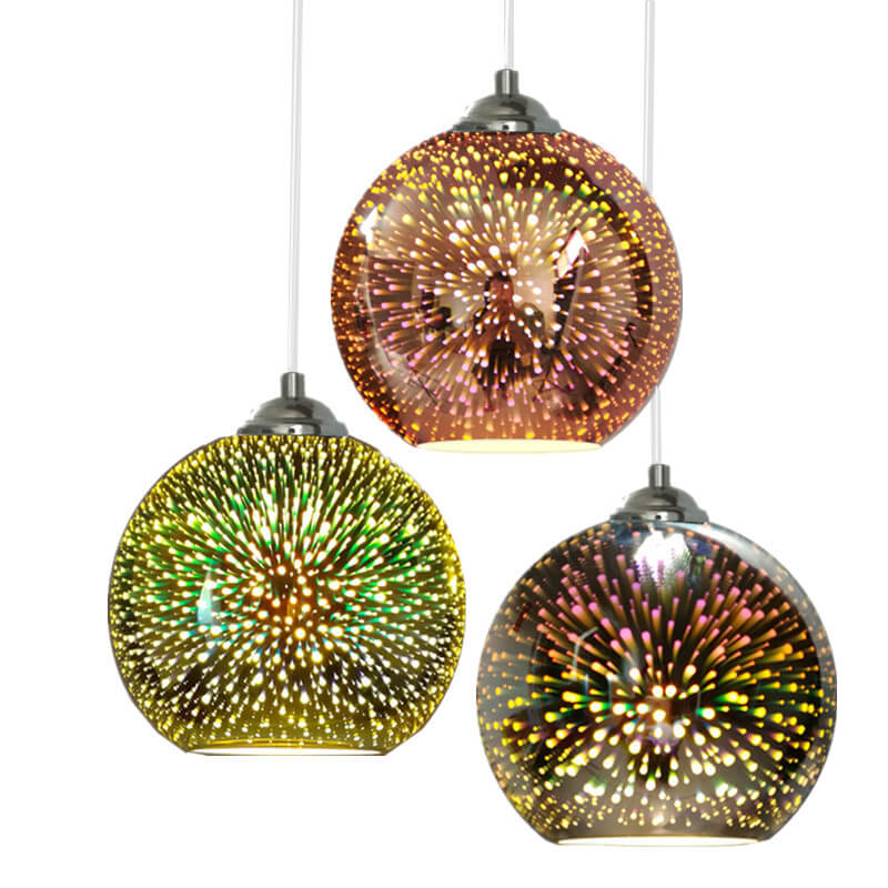 Innovative Colorful Fireworks Glass Hanging | Lighting | LED | glass/metal | 60W | 110V-120V | Premium Lighting Solution