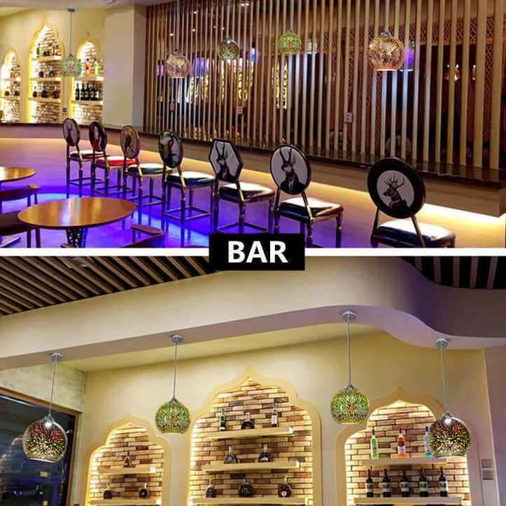 Innovative Colorful Fireworks Glass Hanging | Lighting | LED | glass/metal | 60W | 110V-120V | Premium Lighting Solution