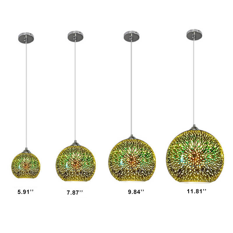 Innovative Colorful Fireworks Glass Hanging | Lighting | LED | glass/metal | 60W | 110V-120V | Premium Lighting Solution