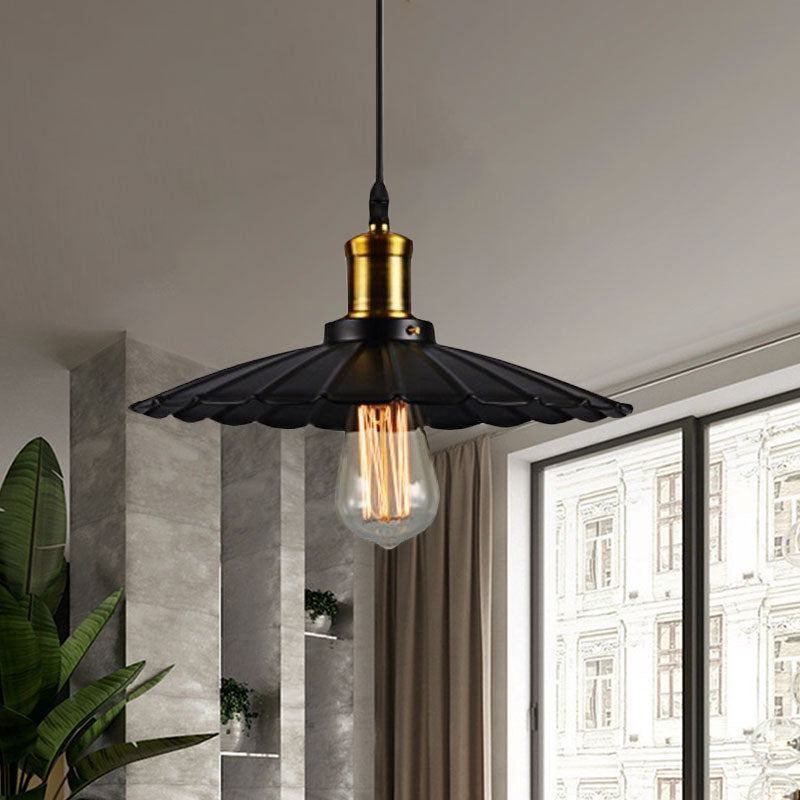 Industrial Wavy Hanging Lamp 1-Light | Lighting | LED | metal | 110V-120V | Premium Lighting Solution