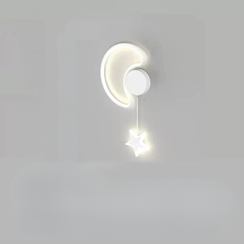 LumiDroom Clouds Star Moon Wall | Wall Lamp | Led | plastic | Elegant Wall Illumination
