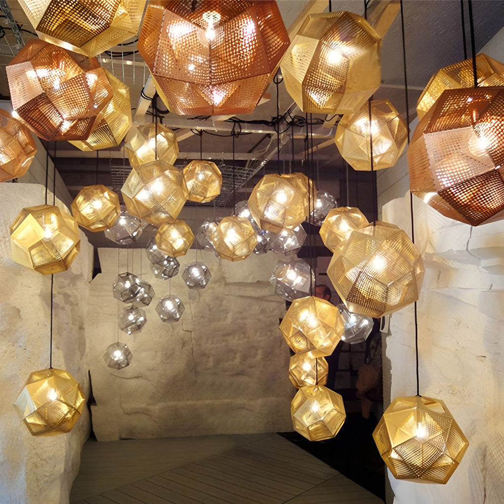 ModernSphere Postmodern Geometric Round Hanging | Ceiling Light | LED | metal | Modern Ceiling Lighting