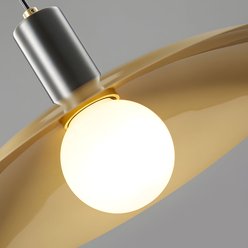 Light Mid-Century Brass Hanging Lamp | Lighting | LED | Warm White | brass/copper/glass | 110V | Premium Lighting Solution