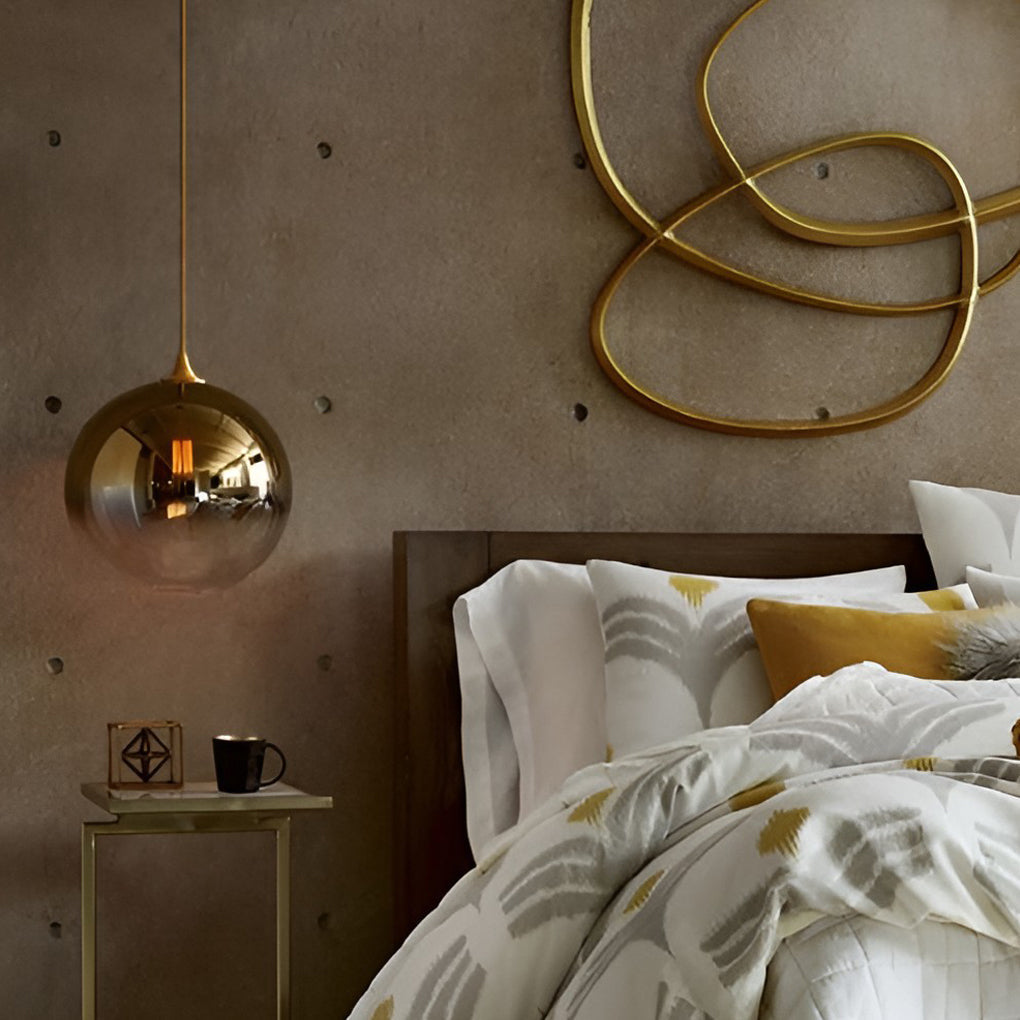 SphereGlow Modern Glass Industrial Hanging | Lighting | LED | glass/metal | Premium Lighting Solution