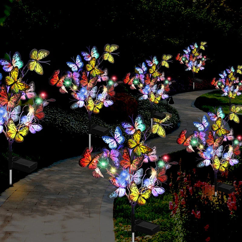 Packages Solar Outdoor Butterfly Lights | Lighting | copper/plastic | Premium Lighting Solution
