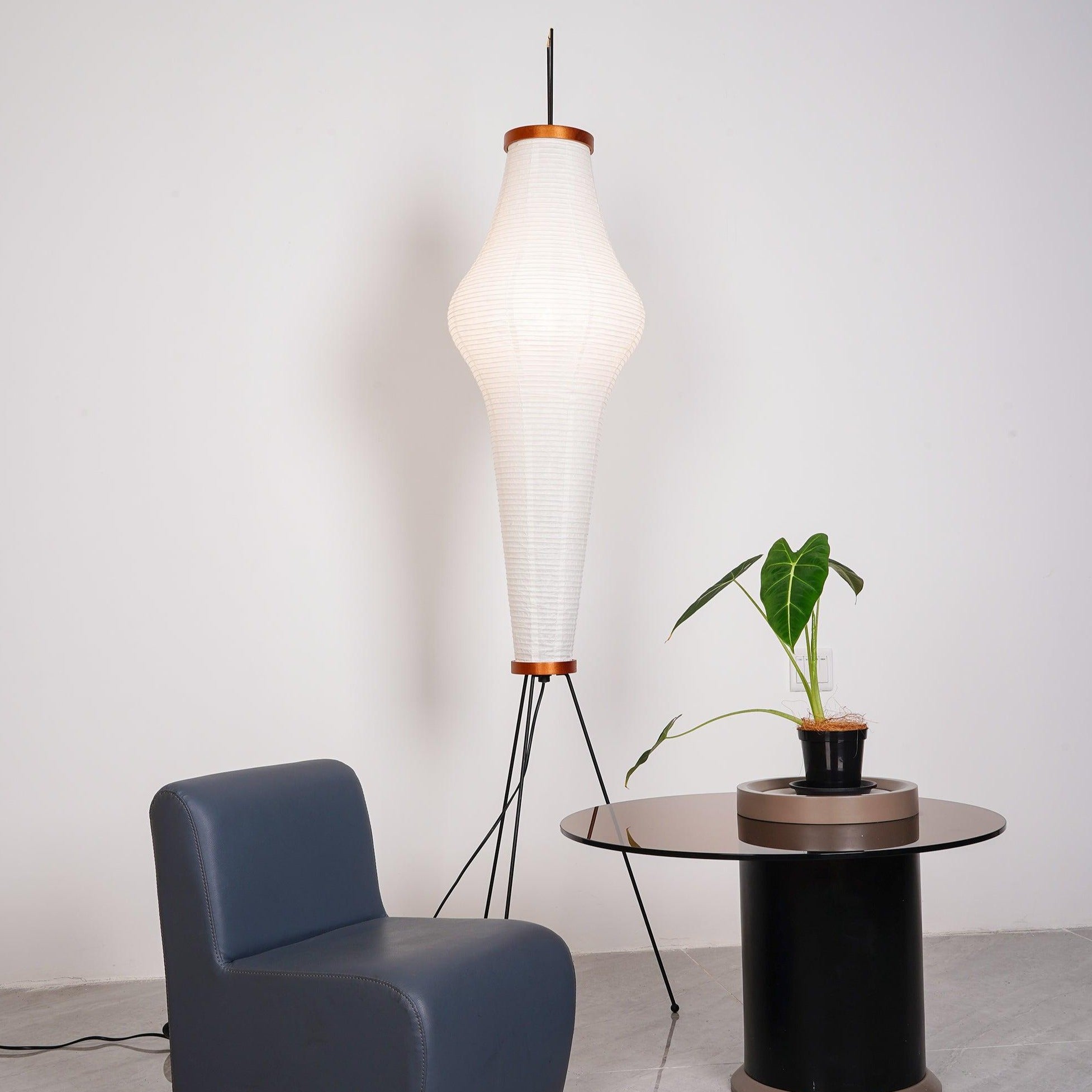 Rice paper floor lamp | Floor Lamp | LED | metal | 240v | Stylish Floor Lighting