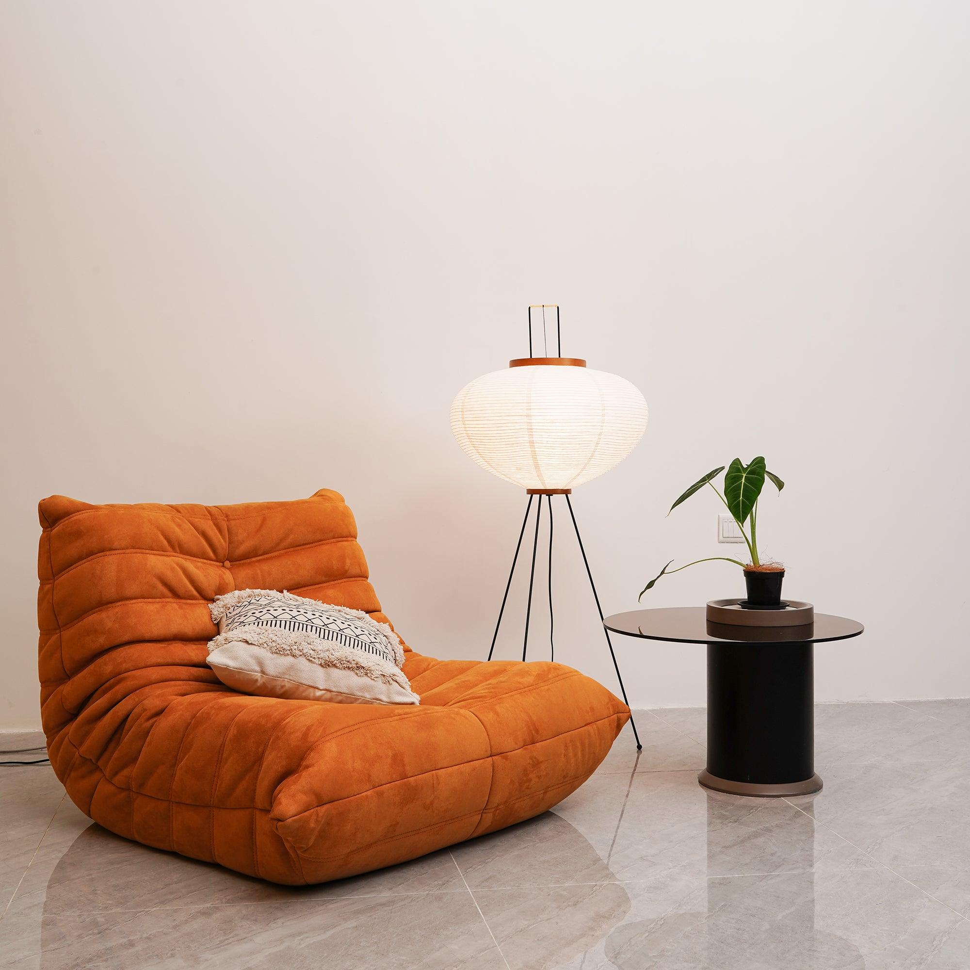 Rice paper floor lamp | Floor Lamp | LED | metal | 240v | Stylish Floor Lighting