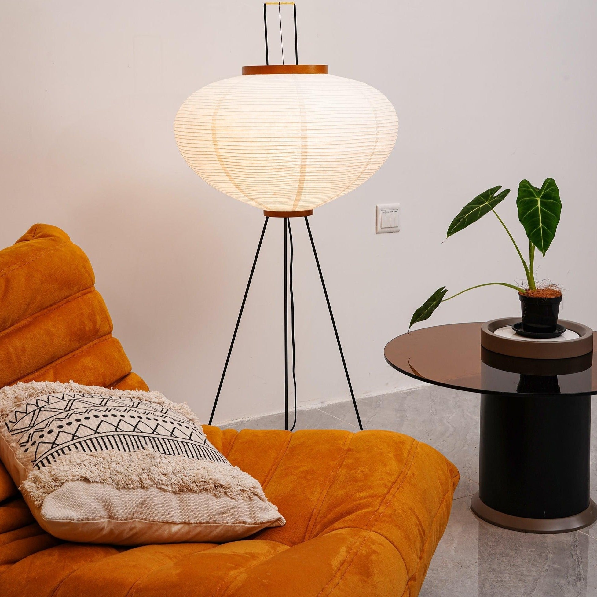 Rice paper floor lamp | Floor Lamp | LED | metal | 240v | Stylish Floor Lighting