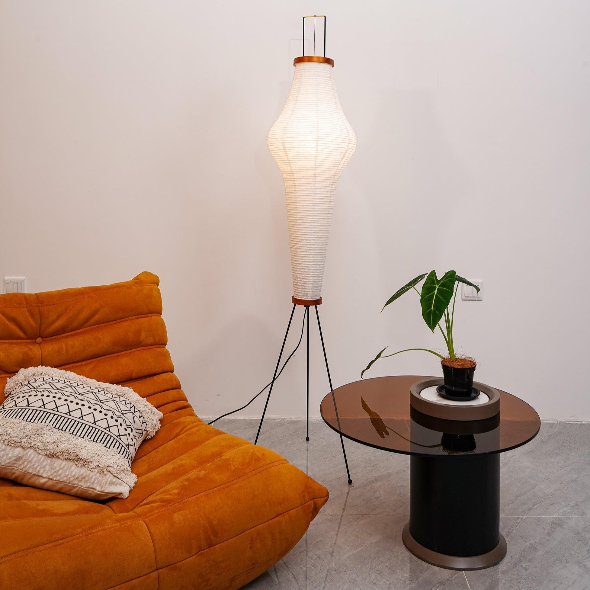 Rice paper floor lamp | Floor Lamp | LED | metal | 240v | Stylish Floor Lighting