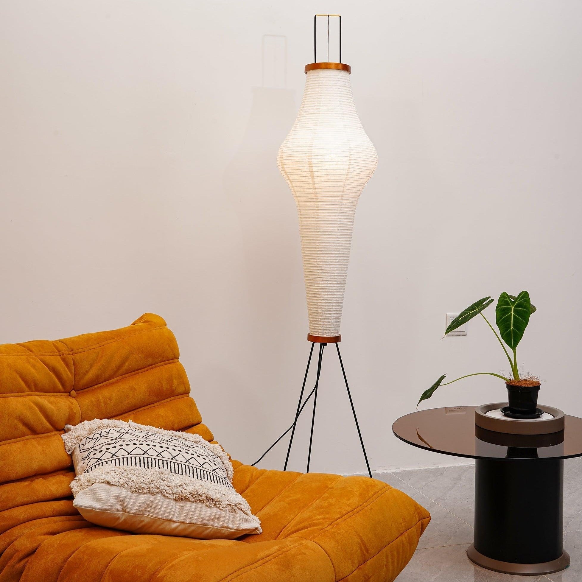 Rice paper floor lamp | Floor Lamp | LED | metal | 240v | Stylish Floor Lighting