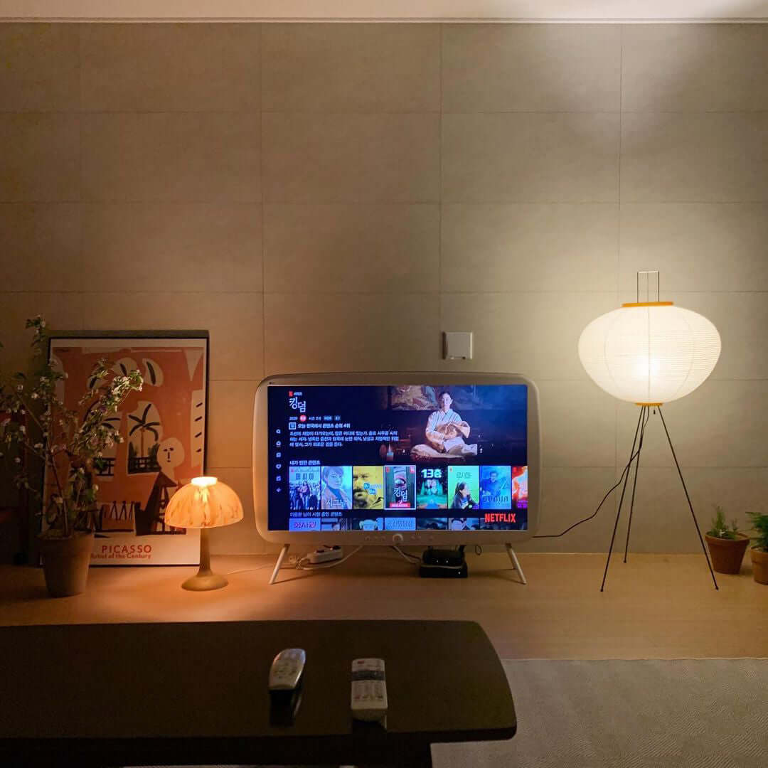 Rice paper floor lamp | Floor Lamp | LED | metal | 240v | Stylish Floor Lighting