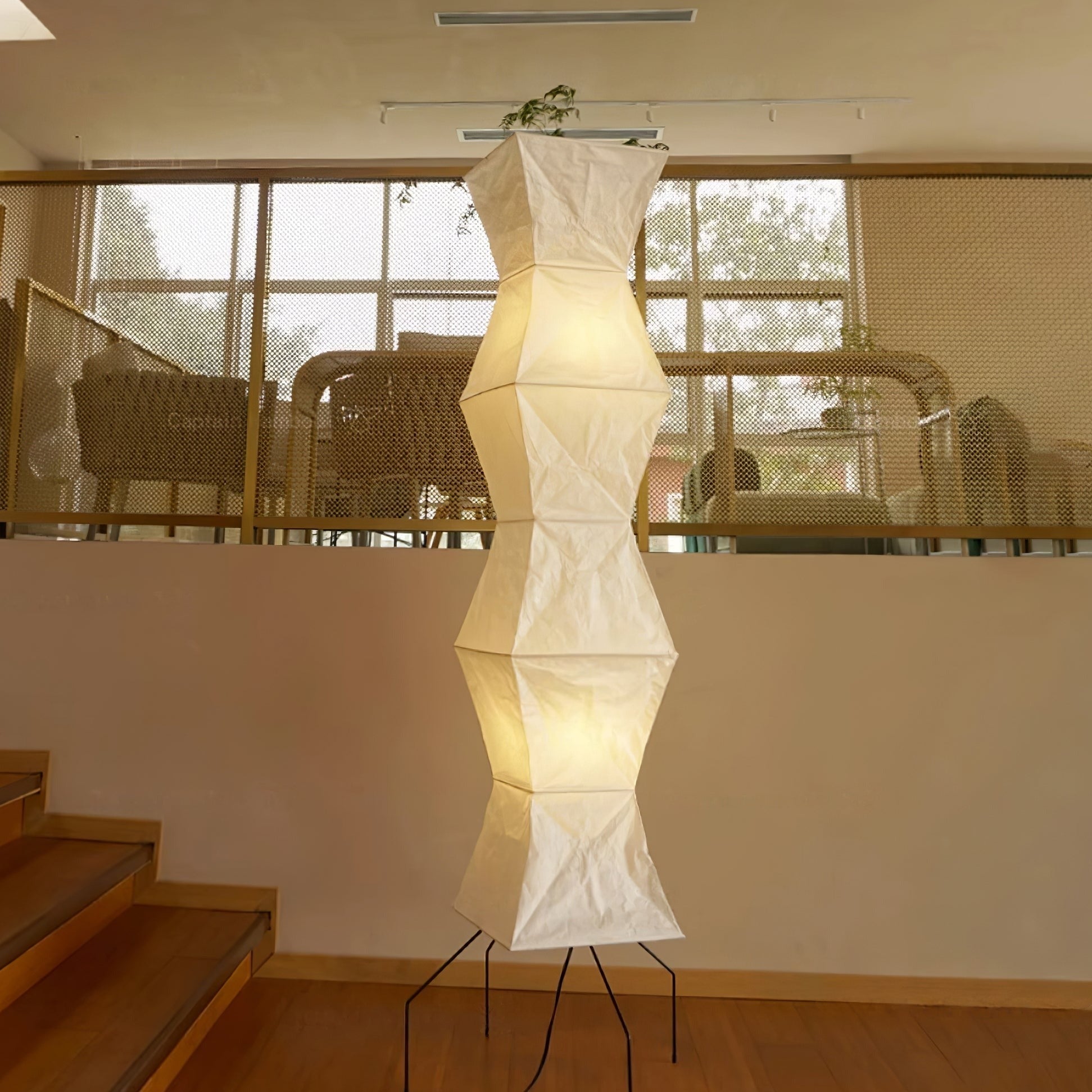 Rice paper floor lamp | Floor Lamp | LED | metal | 240v | Stylish Floor Lighting