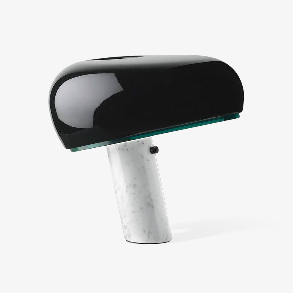 Marble Table Lamp Black | Table Lamp | metal/Marble | 110-240V | Sleek Table Accent